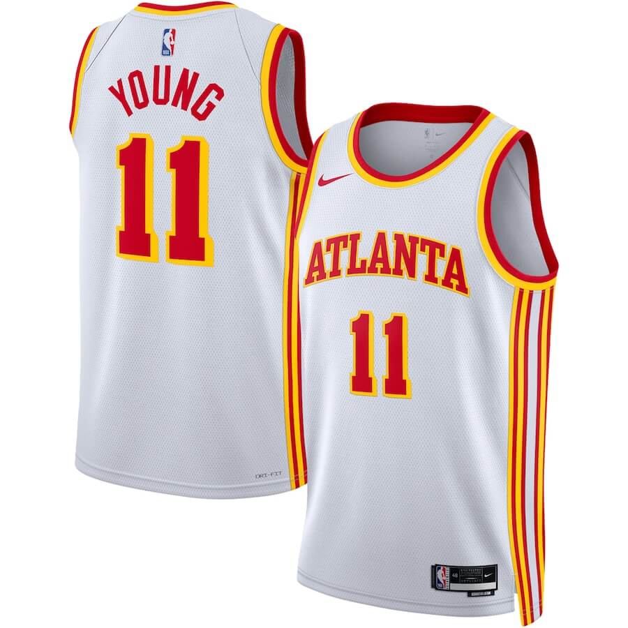 Trae Young Atlanta Hawks Unisex 202223 Swingman Jersey - Association Edition - White