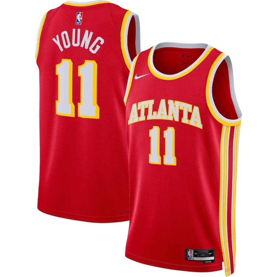 Trae Young Atlanta Hawks Unisex 202223 Swingman Jersey - Icon Edition - Red