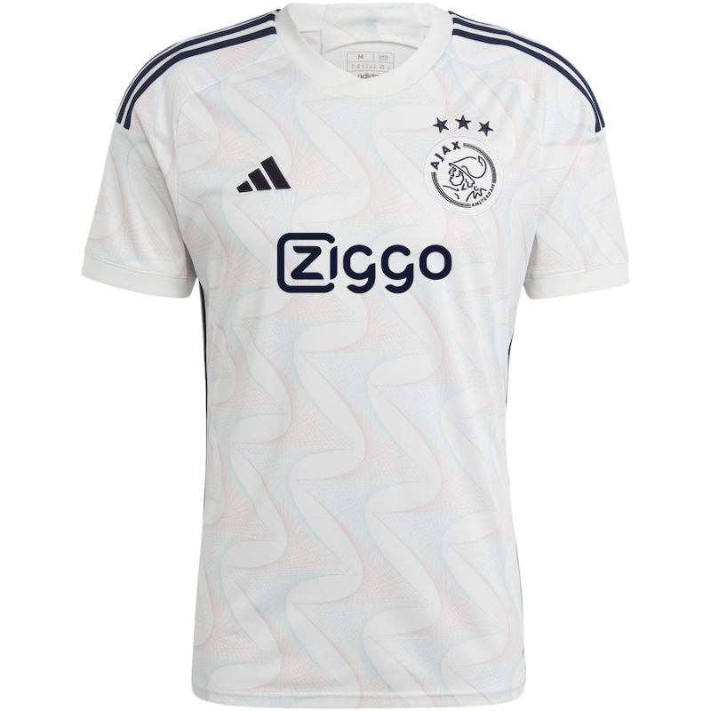 Ajax Away Adidas Shirt 2023-24 Custom Jersey - White