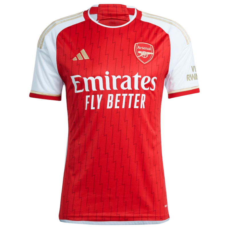 Arsenal Team Home Adidas Shirt 2023-24 Custom Jersey - Red