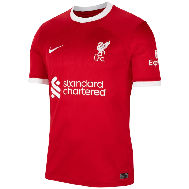 Liverpool Home Match Nike Shirt - 2023-24 with M.Salah 11 printing - Red