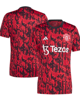 Manchester United Team 2023/24 Pre-Match Top – Red