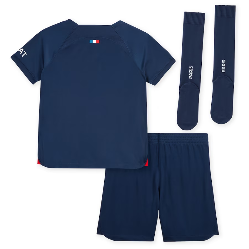 Paris Saint-Germain Team Home Kit 20232024 - Little Kids Customized Jersey - Blue (1)