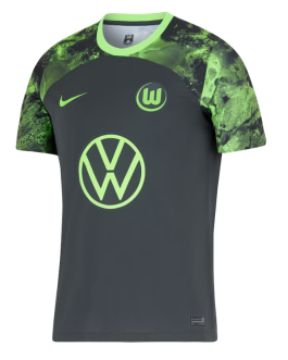 VfL Wolfsburg Away Stadium Nike Shirt 2023-24 Custom Jersey – Black