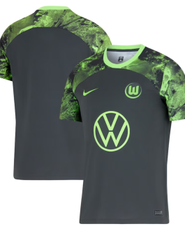 VfL Wolfsburg Away Stadium Nike Shirt 2023-24 Custom Jersey – Black