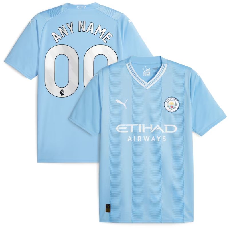 Manchester City 202324 Home Custom Jersey - Sky Blue