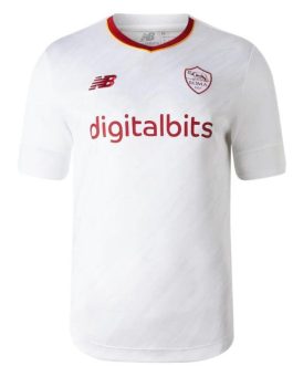 AS Roma Away Unisex Shirt 2022-23 Custom Jersey – White