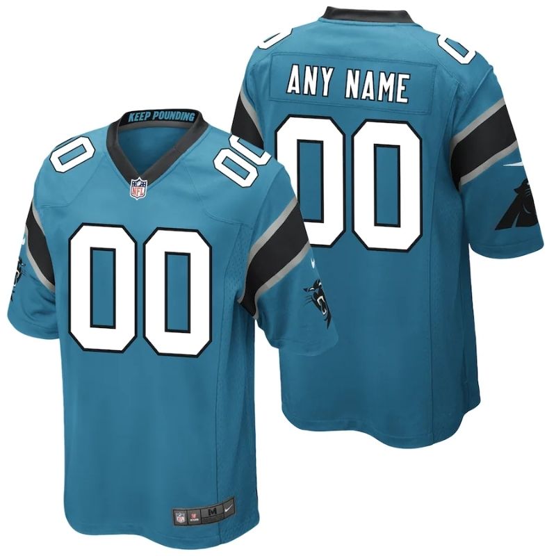 Carolina Panthers Team Custom jersey Unisex Pro Official - Blue - Jersey Teams World