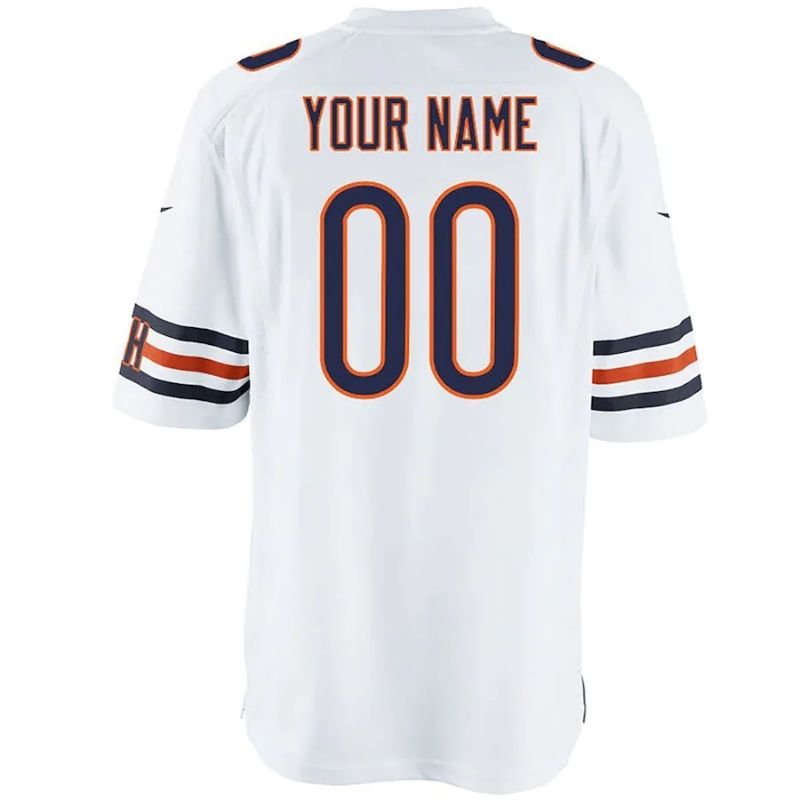 Chicago Bears Team 2022 Custom jersey Unisex Pro Official - White - Jersey Teams World