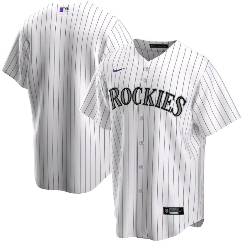 Colorado Rockies Team 2022 Home Custom Jersey Unisex Pro Official - White - Jersey Teams World