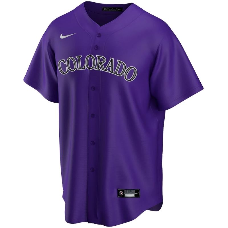 Colorado Rockies Team 2022 Home Custom Jersey Unisex Pro Official - Purple - Jersey Teams World