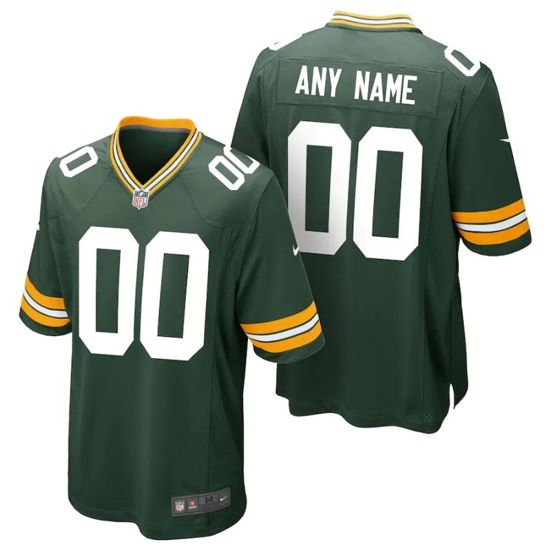 Green Bay Packers Team Custom jersey Unisex Pro Official Green - Jersey Teams World