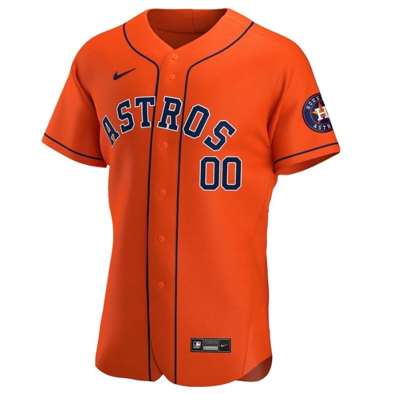 Houston Astros Team 2022 Home Custom Jersey Unisex Pro Official - Orange - Jersey Teams World