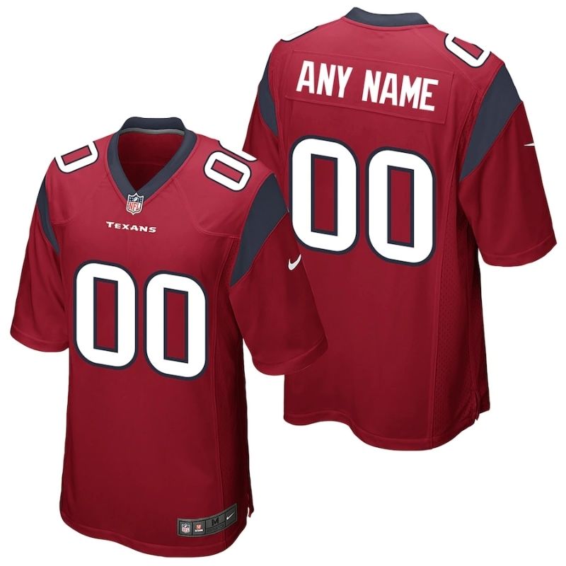 Houston Texans Team 2022 Custom jersey Unisex Pro Official - Red - Jersey Teams World