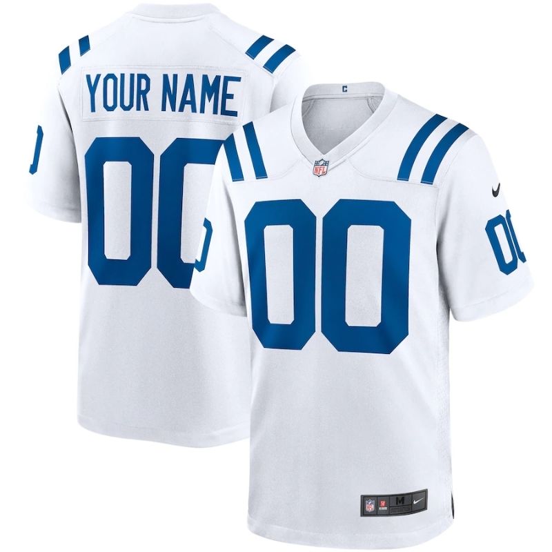 Indianapolis Colts Team 2022 Custom jersey Unisex Pro Official - White - Jersey Teams World