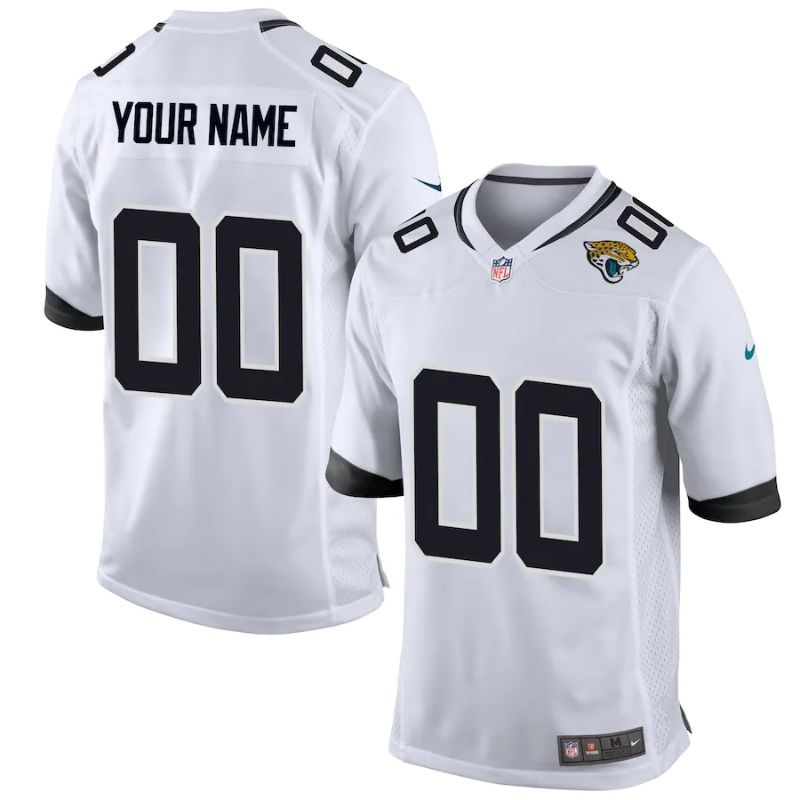 Jacksonville Jaguars Team 2022 Custom jersey Unisex Pro Official - White - Jersey Teams World