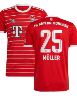 Bayern Munich 2022/23 Home Player Thomas Müller Jersey – Red