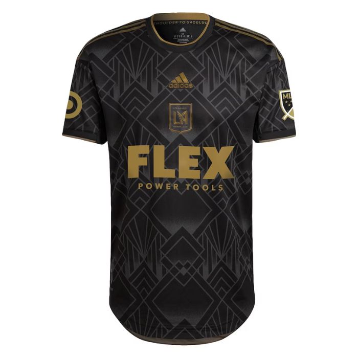 LAFC  2022 5 Year Anniversary Kit Custom Jersey - Black - Jersey Teams World