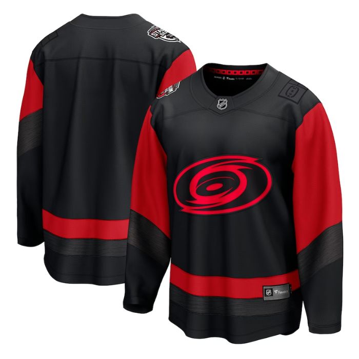 Carolina Hurricanes Unisex 2023  Series Breakaway Personalized Jersey - Black - Jersey Teams World