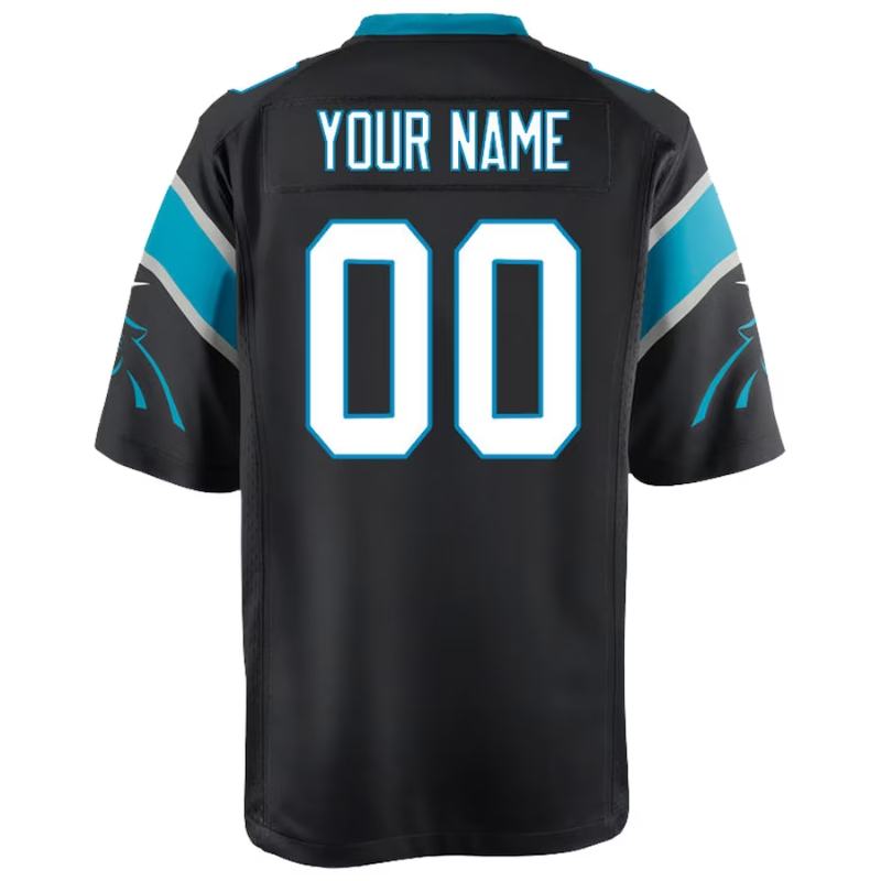 Carolina Panthers Team 2022 Custom jersey Unisex Pro Official Black - Jersey Teams World