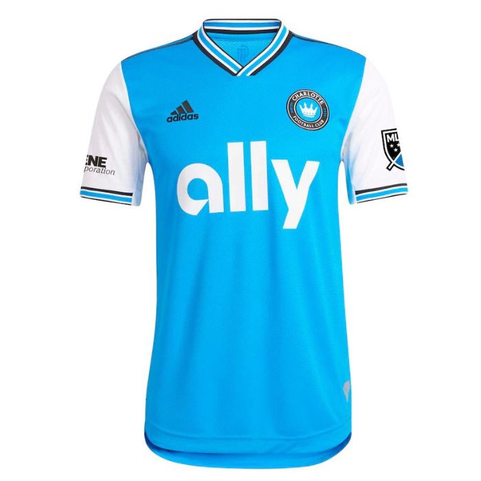 Charlotte FC  2022 Primary Custom Jersey - Blue - Jersey Teams World
