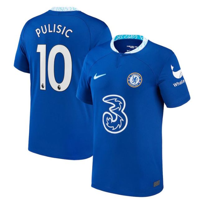Chelsea Home Unisex Shirt 2022-23 with Pulisic 10 printing - Jersey Teams World