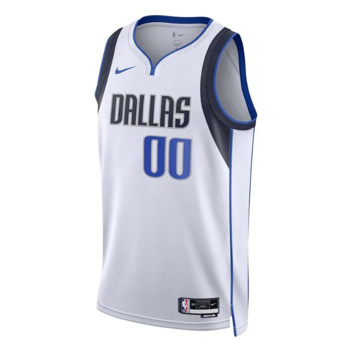 Dallas Mavericks Unisex 2023 Swingman Custom Jersey White - Association Edition - Jersey Teams World