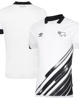 Derby County Home Shirt   2022-23 Custom  – White