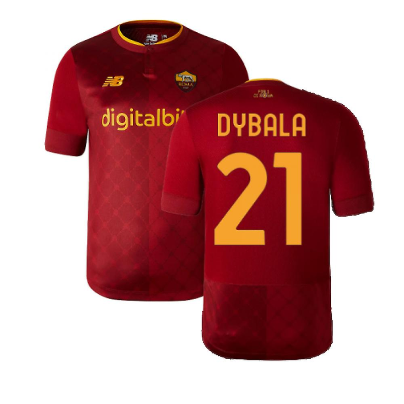 Dybala-21-AS-Roma-Home-Shirt-2022-23-Jersey Dybala 21 AS Roma Home Shirt 2022-23 Jersey - Jersey Teams World