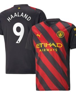 Erling Haaland Manchester City Unisex Shirt2022/23 Away Player Jersey – Black