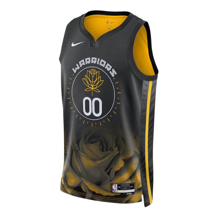 Golden State Warriors Unisex 2023 Swingman Customized Pro Jersey - City Edition - Black - Jersey Teams World