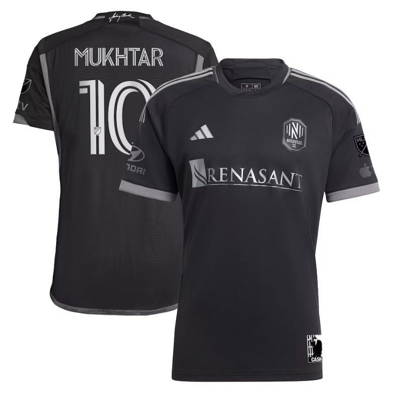 Hany Mukhtar Nashville SC  Unisex Shirt 2023/24 Player Jersey - Black - Jersey Teams World
