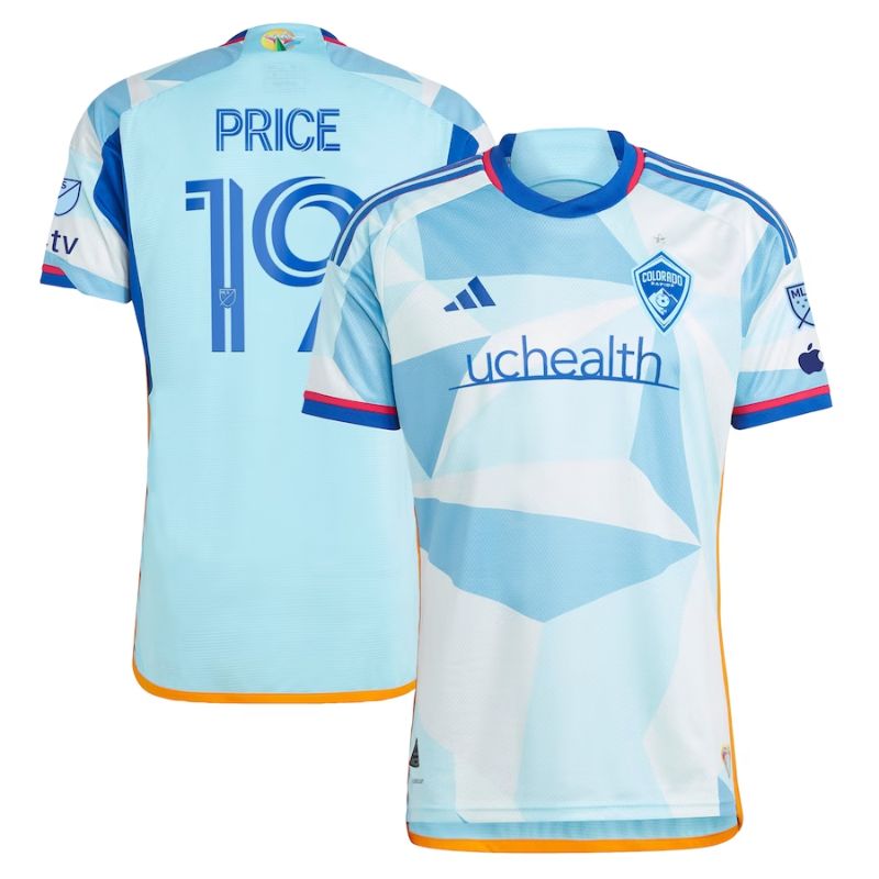 Jack Price Colorado Rapids  Unisex Shirt 2023 New Day Kit - Light Blue - Jersey Teams World