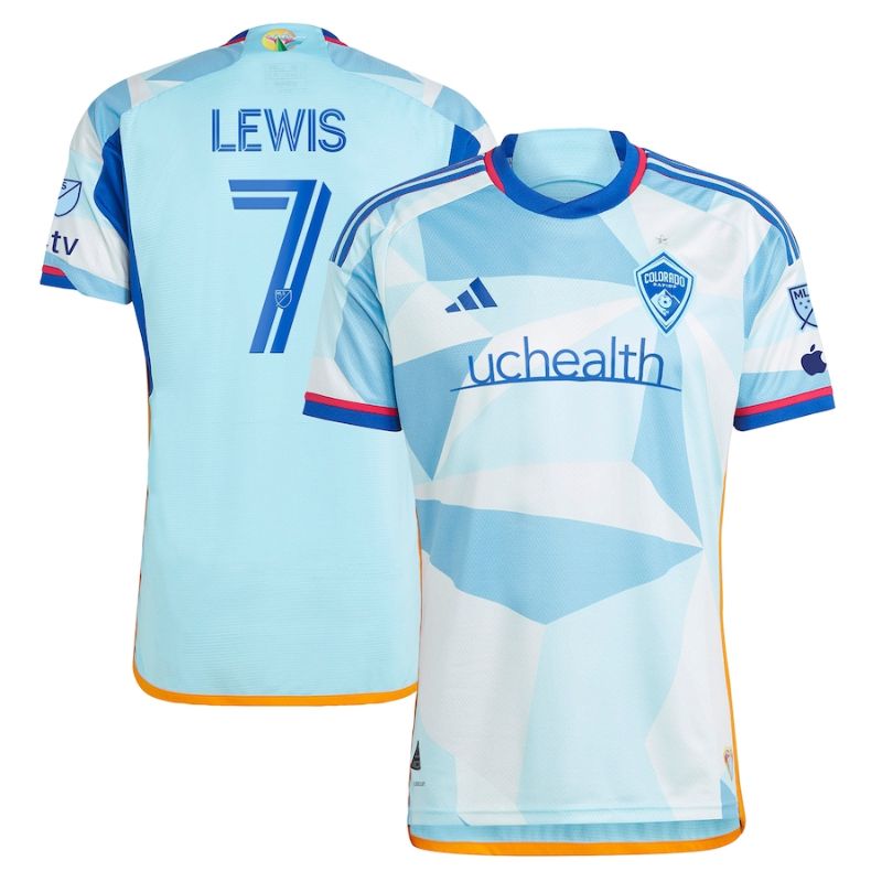 Jonathan Lewis Colorado Rapids  Unisex Shirt 2023 New Day Kit - Light Blue - Jersey Teams World