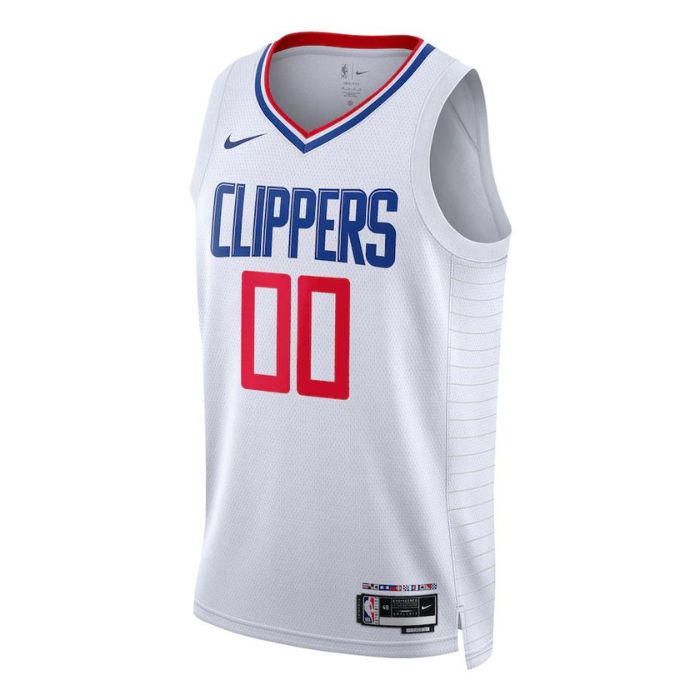 LA Clippers Unisex 2023 Swingman Custom Pro Official Jersey White - Association Edition - Jersey Teams World