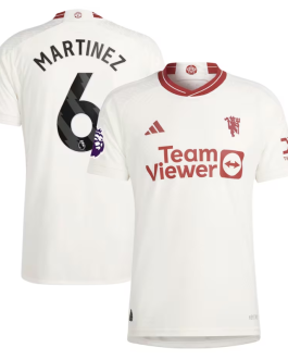 Lisandro Martínez Manchester United 2023/24 Third Player Jersey - White