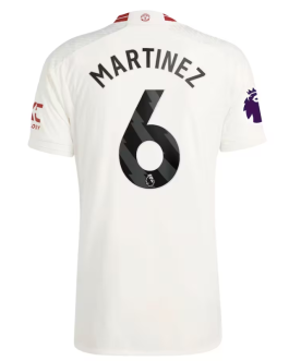 Lisandro Martínez Manchester United 2023/24 Third Player Jersey – White