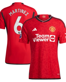 Lisandro Martínez Manchester United Shirt 2023/24 Home Player Jersey - Red - Jersey Teams World